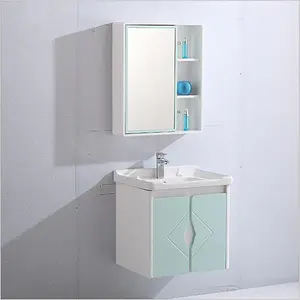 Modern Matte Wall Mounted Bathroom Vanity Set Floating Bathroom Vanity Supplier Mirror Cabinet