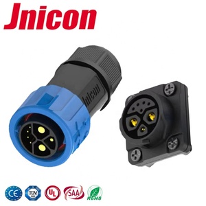 <span class=keywords><strong>Connecteur</strong></span> étanche pour <span class=keywords><strong>batterie</strong></span> de vélo électrique, scooter, moto, M25 2+1+5 broches, 50A, fil vers carte - Product Image 1