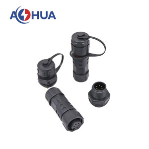 Высококачественный 2 ~ 8Pin Электрический разъем печатной платы разъем M12 штекер с гнездовой панелью нейлоновый штекер слабый ток светодиодный проводной разъем - Product Image 6