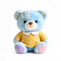OEM ODM Personnalisé Ours Bleu Fabricant Fournisseur Direct d'Usine Animaux en Peluche Jouets en Peluche pour Marques Vente en Gros