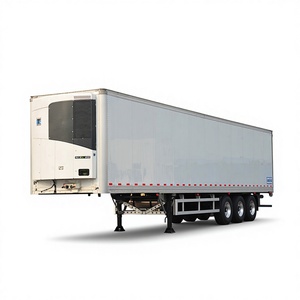 Semi-<span class=keywords><strong>remorque</strong></span> <span class=keywords><strong>frigorifique</strong></span> en acier pour camion lourd 2/3 essieux, 20-30 tonnes, avec suspension mécanique, <span class=keywords><strong>occasion</strong></span> en option - Product Image 1