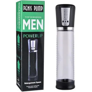 USB Rechargeable Electric Male Increase Size Enhancement Automated Air Vacuum Pump Masturbator