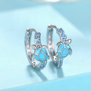 Orecchini a Forma di Tartaruga per Donne, Stile Oceanico, Accessori per Orecchie da Indossare Quotidianamente - Product Image 2