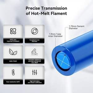 Tube PTFE Capricorne Bowden Tube pour 1.75mm <span class=keywords><strong>Filament</strong></span> Kit de pièces de rechange pour imprimante 3D pour <span class=keywords><strong>Ender</strong></span> <span class=keywords><strong>3</strong></span> <span class=keywords><strong>V2</strong></span> Pro <span class=keywords><strong>Ender</strong></span> 5 CR-10 S - Product Image 4