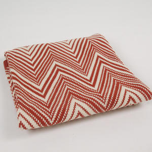 Supper lớn dệt kim chăn chống Đóng cọc màu tùy chỉnh 60 Bông 40 Acrylic Chevron ném chăn - Product Image 1