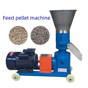 small farm home chicken food pelletizer goat straw animal feed granulator