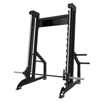 Équipement de musculation et de fitness pour la salle de sport : Rack Smith multifonctionnel à charge par plaques