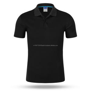 Camiseta de uniforme Polo de punto de manga corta informal de verano, camiseta polo con estampado bordado de logotipo personalizado para hombres y mujeres - Product Image 3