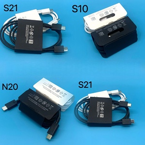 Cable USB-C a USB-C de Carga Rápida 3A para S22/S21 <span class=keywords><strong>Ultra</strong></span>/S20/Note 20/Note 10-1m, Cable de Datos - Product Image 2