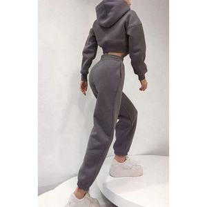 Top vente tendance de haute qualité confortable femmes décontracté culture sweats à capuche coton polyester sweats à capuche pour les femmes - Product Image 5