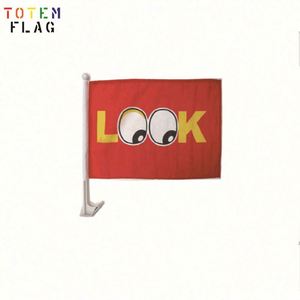 Look Car <b>Flag</b> Custom Car Flying <b>Flag</b> with 50cm Pole - Product Image 1