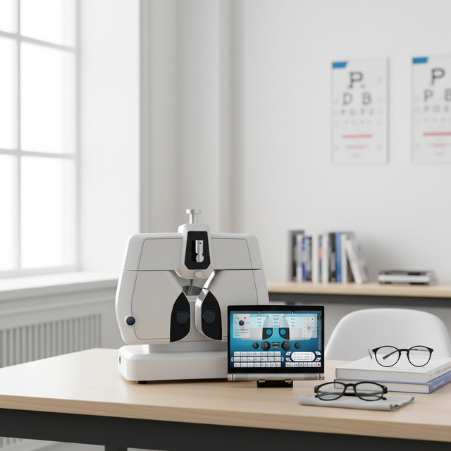 DVT-1000 Optical Equipment Refraction Digital Phoropter Auto Refractometer Auto Phoropter