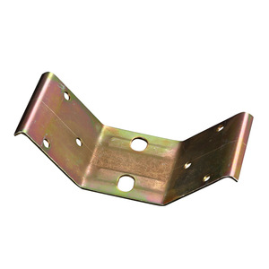 Support d'angle de table Kai Shun en fer nickelé, double trou, forme d'arc, quincaillerie de meubles - Product Image 3
