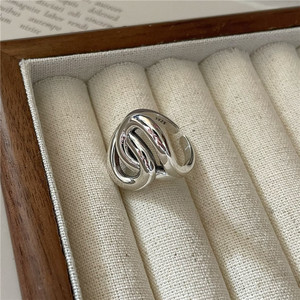 Ada Jewelry - Bagues en argent 925 pour <span class=keywords><strong>femme</strong></span> - Bague éternité coréenne en argent sterling pour <span class=keywords><strong>femme</strong></span> - Product Image 2