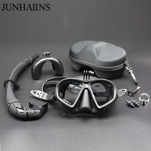 Precio de Fábrica, Juego de Máscara y Snorkel para Buceo Libre de Bajo Volumen, Vidrio Templado, Estuche de EVA para Adultos, Juego de Máscaras de Buceo para Deportes Subacuáticos - Product Image 2