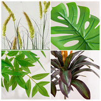 Plantes artificielles en plastique à toucher réaliste, de haute qualité, écologiques, durables, plantes artificielles de jardin, pot en plastique pour la maison