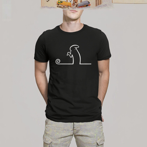 Camiseta Deportiva de Manga Corta para Hombre, Talla Grande, 300 Gramos, 100% Algodón, Corte Regular, Lisa, para Correr - Product Image 3