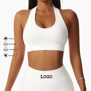 Meisu-Top sin mangas con cuello en U para gimnasio y fitness, Top sin mangas sexy para yoga, sujetadores deportivos para mujer - Product Image 1