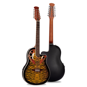 <span class=keywords><strong>Chitarra</strong></span> Acustica <span class=keywords><strong>Elettrica</strong></span> a 12 Corde, 41 Pollici, Dimensione Standard, Realizzata in Legno di Abete e Tiglio, <span class=keywords><strong>per</strong></span> <span class=keywords><strong>Principianti</strong></span> e Adulti, Stile Fingerstyle - Product Image 2