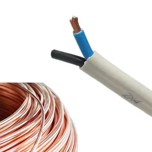 2 × 0,5 mm 2 × 0,75 mm Kabeldraht/flexibler Kupferleiter elektrische Hausverkabelung Kupferdrahtrolle und Elektrizitätskabel