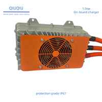 Chargeur embarqué 1,5 kW IP67 étanche 48 V pour véhicules électriques et bateaux - Compatible avec les batteries au plomb-acide et au lithium
