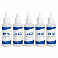 Solution de remplissage d'électrodes KCl 3M compatible Orion ROSS 810007 5x60mL pour Thermo Orion