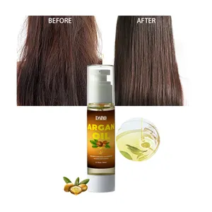 OEM/ODM 60ml minyak rambut rontok minyak argan anti-fizzy bersinar minyak pertumbuhan rambut