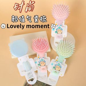 Peigne à cheveux Ming Cushion, grand peigne en plastique avec coussin d'air, massage, voyage, pour filles - Product Image 1