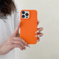 Coque de téléphone en TPU souple de couleur unie tendance pour iPhone 17 16 15 13 Pro Max Plus, protection anti-rayures et antichoc colorée