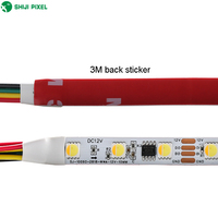 DC12V 10mm largeur WS2818 5050 WWA Bandes flexibles LED numériques