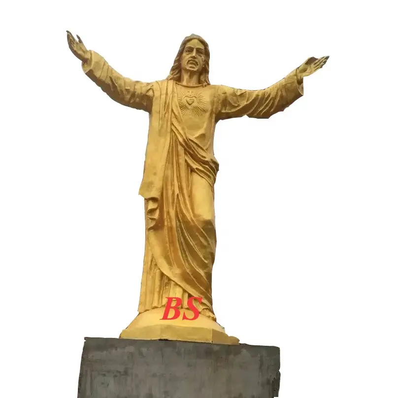 تمثال المسيح البرونزي, تمثال صب التاريخ للكنسية ، تمثال برونز ، تمثال المسيح للرجال ، معدن ، منحوت ديني للبيع