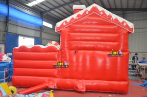 Castillo Inflable Comercial con Tobogán <span class=keywords><strong>de</strong></span> Navidad, Diseño <span class=keywords><strong>de</strong></span> Bastón <span class=keywords><strong>de</strong></span> Caramelo, Muñeco <span class=keywords><strong>de</strong></span> Nieve y Reno, PVC Resistente EN14960 para Negocios <span class=keywords><strong>de</strong></span> Alquiler - Product Image 5