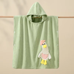 Serviette de bain mignonne pour bébé, serviette douce et absorbante, emmaillotement pour nouveau-né, couvertures pour bébés filles et garçons - Product Image 1
