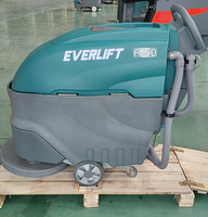 Aspirateur-balayeuse EVERLIFT FC60/FC75/FC80 à pousser à la main, double bac, laveur de sol pour sols en carrelage/bois/peinture