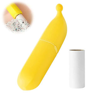 Rodillo quitapelusas de plátano al por mayor, dispositivo de doble cara para eliminar el pelo de la ropa, cepillo para quitar el polvo del hogar - Product Image 1