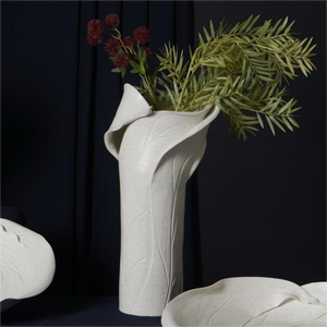 Jarrón de Cerámica Moderno de Lujo con Diseño Abstracto Incompleto de Patrón Floral, Esmaltado, para Decoración del Hogar - Product Image 3