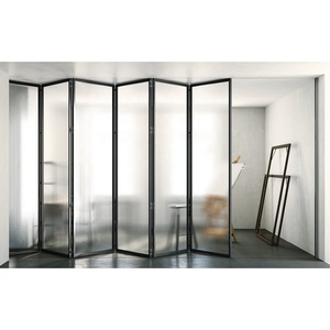 Système de porte pliante, porte <span class=keywords><strong>coulissante</strong></span> intérieure en aluminium, <span class=keywords><strong>prix</strong></span> aux Philippines, porte <span class=keywords><strong>coulissante</strong></span> en verre noir, taille personnalisée - Product Image 1