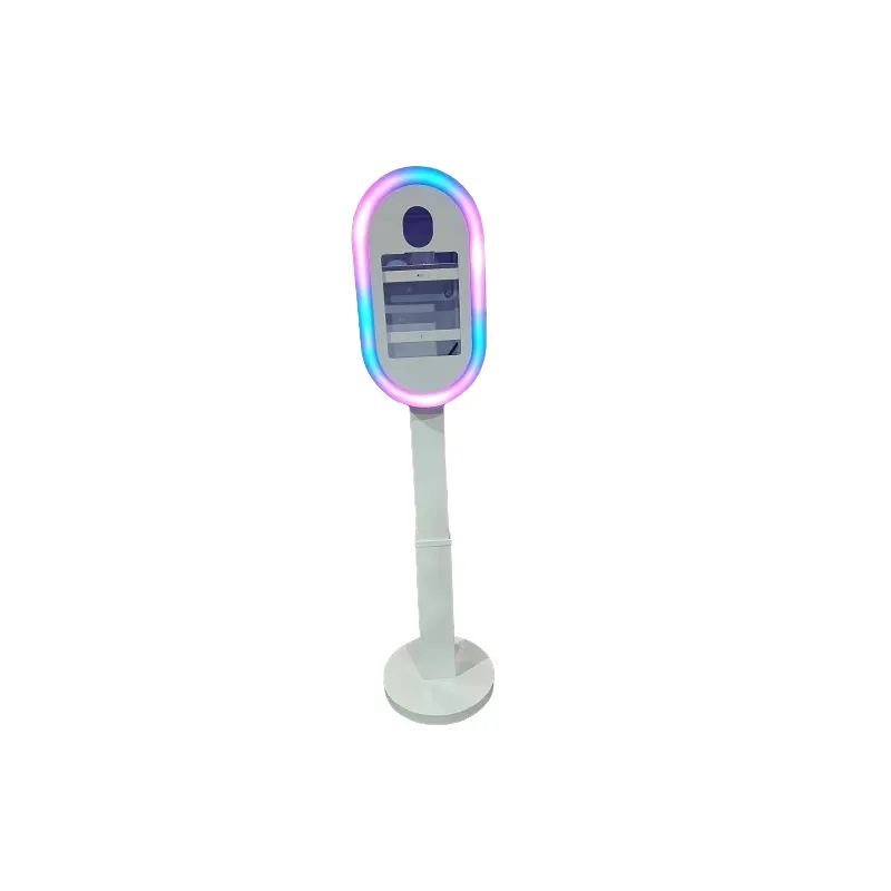 Anneau lumineux LED RVB à intensité variable Photobooth Social Booth Roamer Magic Mirror Selfie Booth pour IPad Photo Boothprinter