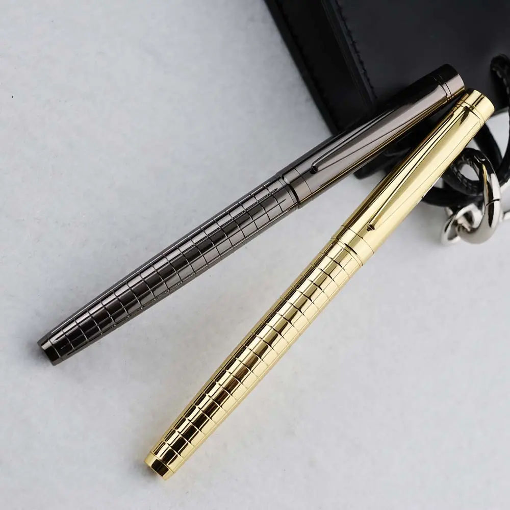 Top selling items Gun Grey ballpen wholesale ballpoint pen good writing roller ball pen set for work