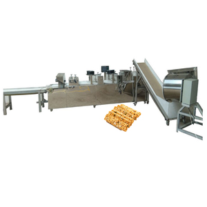 Paslanmaz çelik <span class=keywords><strong>Protein</strong></span> tahıl Bar makinesi fıstıklı şeker üretim hattı <span class=keywords><strong>Muesli</strong></span> Bar üretim hattı - Product Image 1