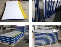 Panneaux/barrières/clôtures en plastique HDPE pour terrains de football en salle et patinoires