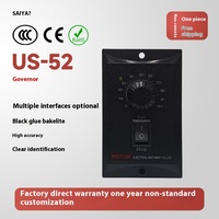 Contrôleur de vitesse Saiya US-52 110V 220V AC avec moteur à réduction de vitesse 6W-250W, réglage de la vitesse, protection IP20, 1.0A