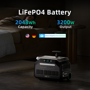 US Spot Camping <b>Power</b> Station Home Backup Emergency <b>Power</b> 1.5hrs fast charge 3200w 2048wh portable <b>power</b> station lifepo4 12.8v - Product Image 1