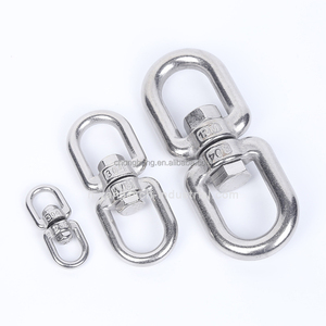 Ganci Girevoli a Doppia Estremità in Acciaio Inox 304 per Rotazione Pesante con Occhiello per <span class=keywords><strong>Altalena</strong></span> - Product Image 5