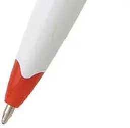 Caneta esferográfica barata de plástico, caneta esferográfica promocional cor sólida com seu logotipo