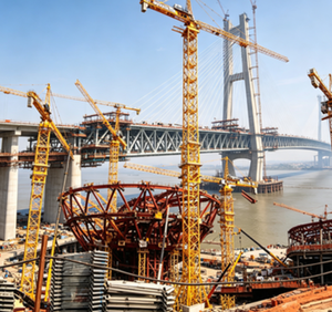 Grue à tour robuste 12t, portée maximale 240m, WA7527-12, flèche de 75m pour chantier de construction de bâtiments super imposants - Product Image 4