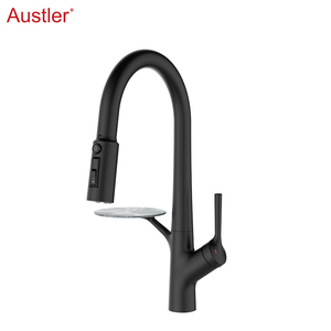 Grifo de cocina monomando de un solo orificio <span class=keywords><strong>Tik</strong></span> <span class=keywords><strong>Tok</strong></span> 2026 negro mate con rociador extraíble para encimera - Product Image 1