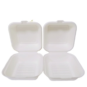 Biodegradable Compostable food packaging container disposable Restaurant Takeaway Disposable Food Box
