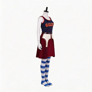 Disfraz de Ms. Golden Week para mujer, disfraz de anime, top, falda, leggings, talla adulta - Product Image 5