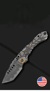 Couteau de combat tactique personnalisable ML T1 DIY, lame fixe en acier inoxydable de haute qualité, épaisseur 6,5 mm, garantie 1 an - Product Image 2